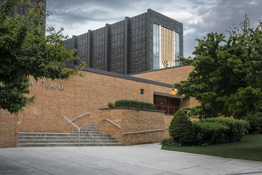 Minnesota, Mount Zion Temple in Saint Paul, eingeweiht 1954,
Fotograf: © Michael Craig Palmer, 2013 Minnesota, Mount Zion Temple in Saint Paul, eingeweiht 1954,
Fotograf: © Michael Craig Palmer, 2013