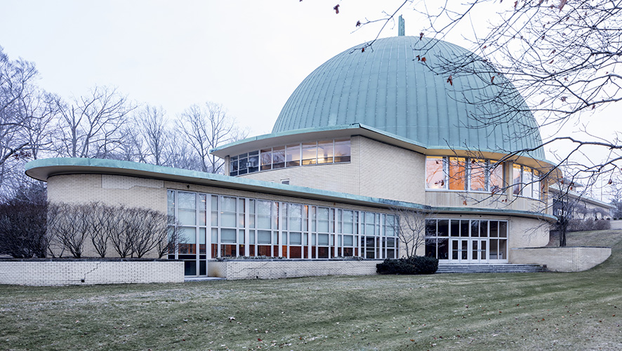 Cleveland, Ohio, Park Synagogue, eingeweiht 1954,
Fotograf: © Michael Craig Palmer, 2013 Cleveland, Ohio, Park Synagogue, eingeweiht 1954,
Fotograf: © Michael Craig Palmer, 2013